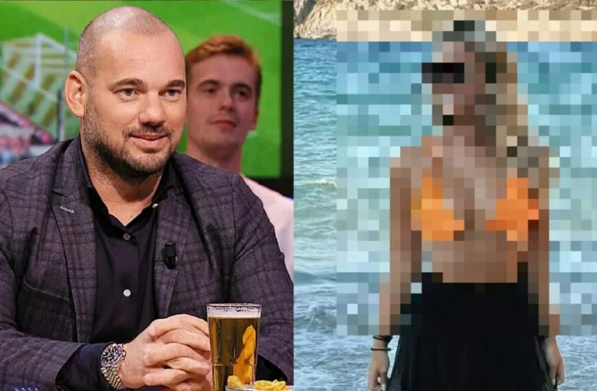 Wesley Sneijder en zijn nieuwe 17-jaar jongere vriendin zijn officieel een setje!