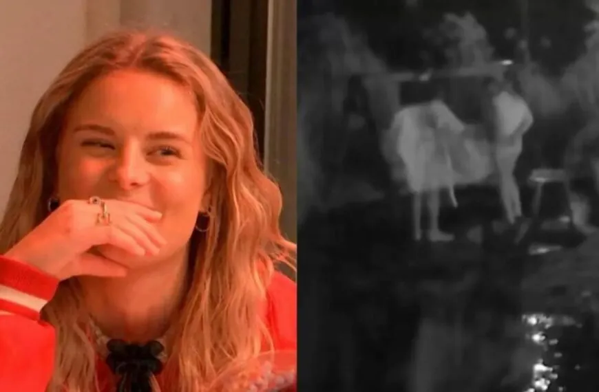 LLDL Deelnemers Isa en Diederik denken dat er bij de vijver geen camera’s zijn en gaan lekker van bil