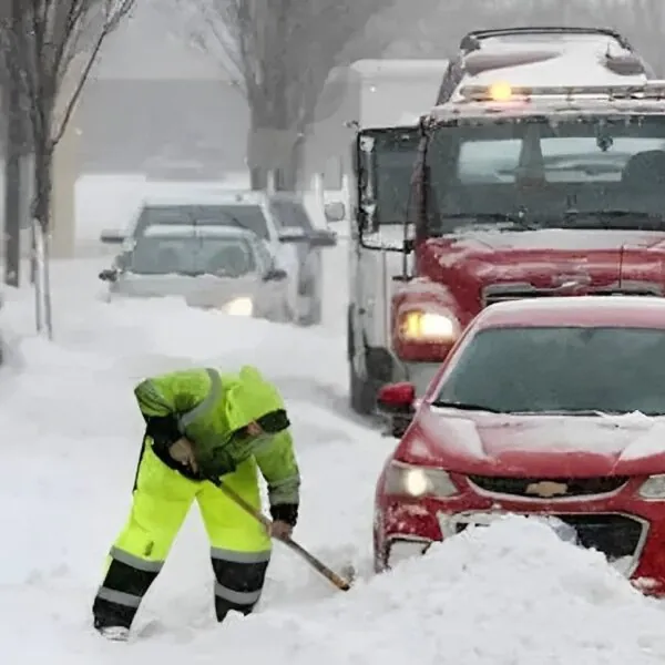 Weerupdate: Zware sneeuwval voorspeld op deze locaties dit weekend