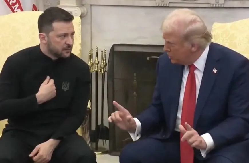 Video: Ontmoeting Zelensky en Trump ontaardt in knallende ruzie