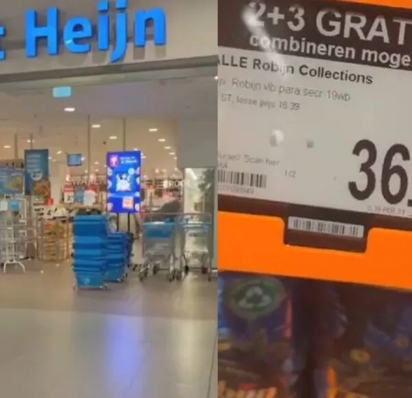 Mensen maken massaal filmpjes van bizarre prijzen in de Albert Heijn: ‘Het wordt steeds gekker!’