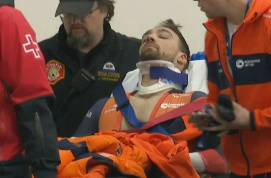 Schaatser Kjeld Nuis (35) aangereden in Heerenveen