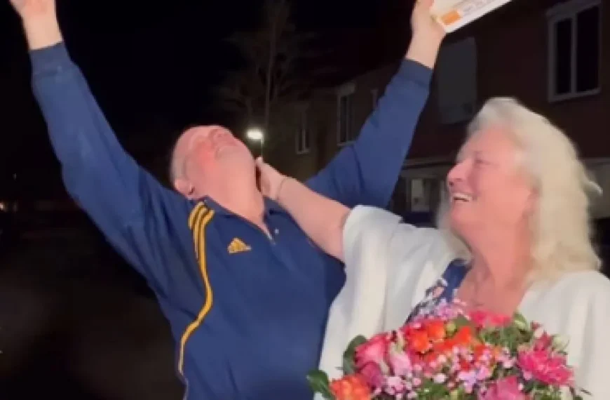 Dronken Miljoenenjacht-buurman wint flink bedrag en gaat helemaal los