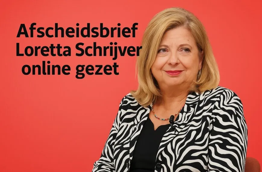 Afscheidsbrief Loretta Schrijver online gezet, volgers in tranen