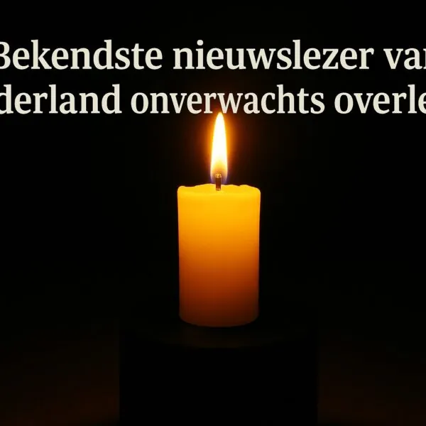 Bekendste nieuwslezer van Nederland onverwachts overleden