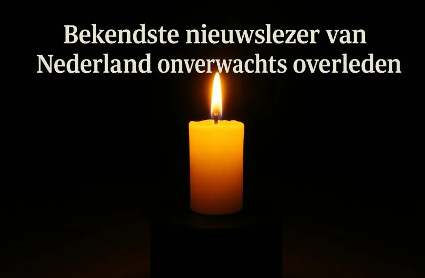 Bekendste nieuwslezer van Nederland onverwachts overleden