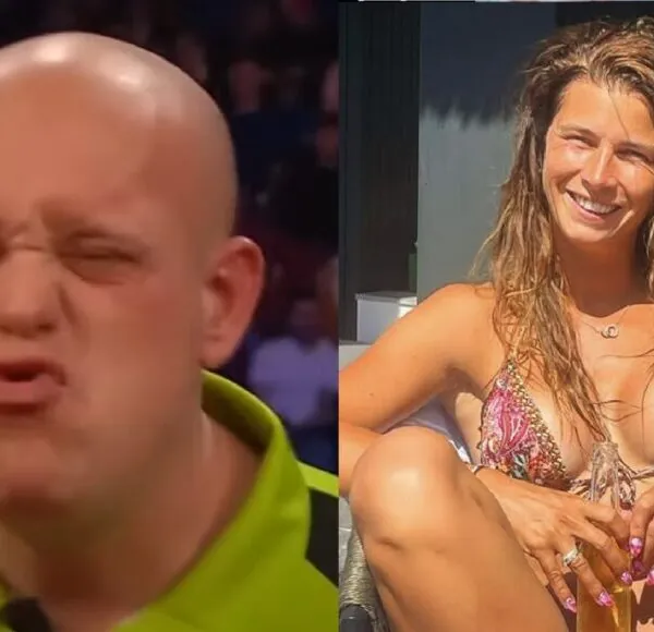 De vrouw van Michael van Gerwen blijkt al véél langer zwanger te zijn dan 6 weken: ‘Kijk haar buik!’