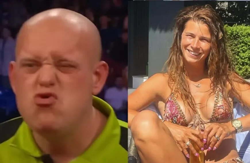 De vrouw van Michael van Gerwen blijkt al véél langer zwanger te zijn dan 6 weken: ‘Kijk haar buik!’