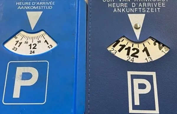 Marijn beboet met 25 euro vanwege verkeerd gebruik van parkeerschijf: “Zorg dat je de juiste schijf gebruikt om problemen te vermijden.”