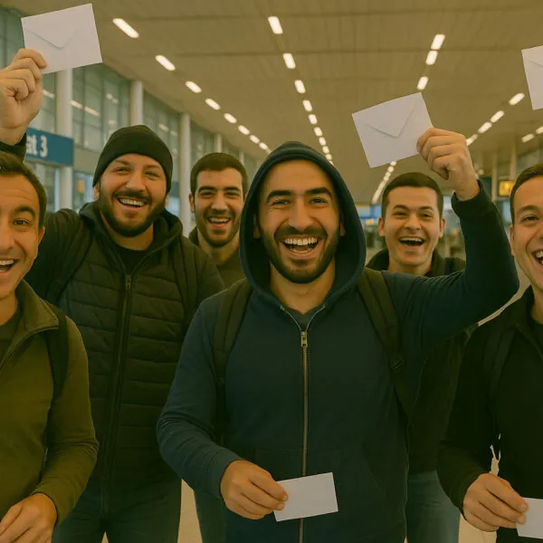 Vliegtuig met 84 Syri&euml;rs vertrokken uit Nederland: Dit bedrag krijgen ze cash mee. Iedereen heeft een goedgevuld envelopje gehad 👀 Lees verder in de eerste reactie 👇