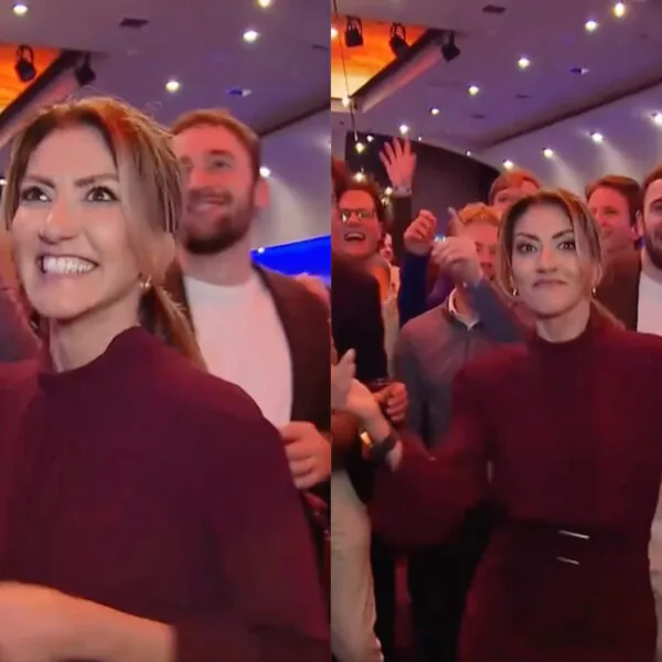 Beelden van een dansende Dilan Yesilgöz gaan op dit moment keihard rond op social media