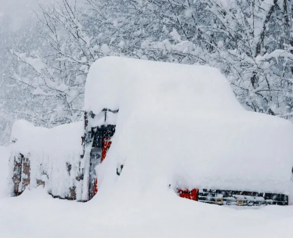 Op dit tijdstip kan er vandaag tot 10 cm sneeuw vallen bij jou