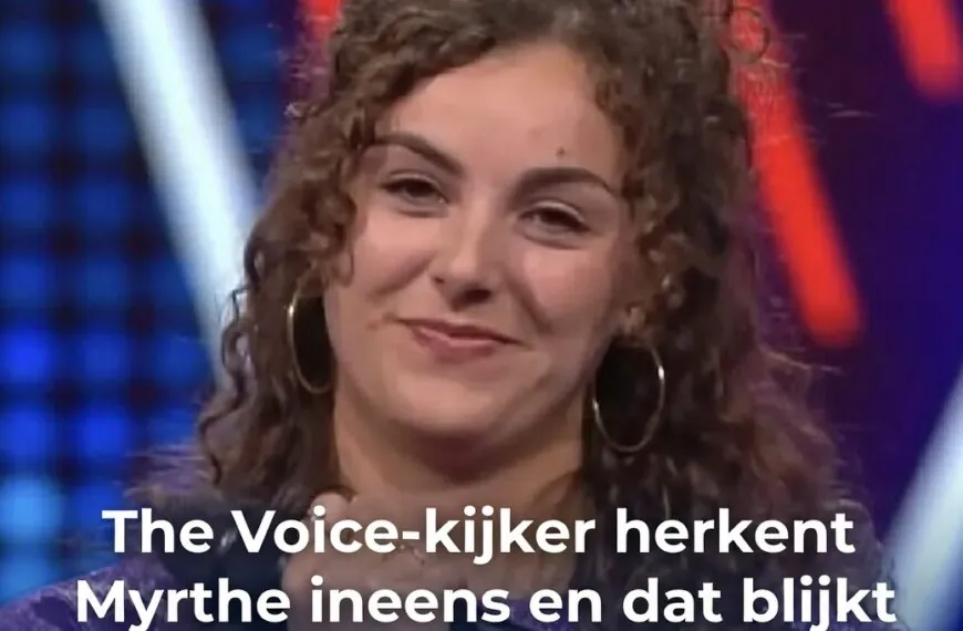 The Voice-kijker herkent Myrthe ineens en dat blijkt een hele bekende
