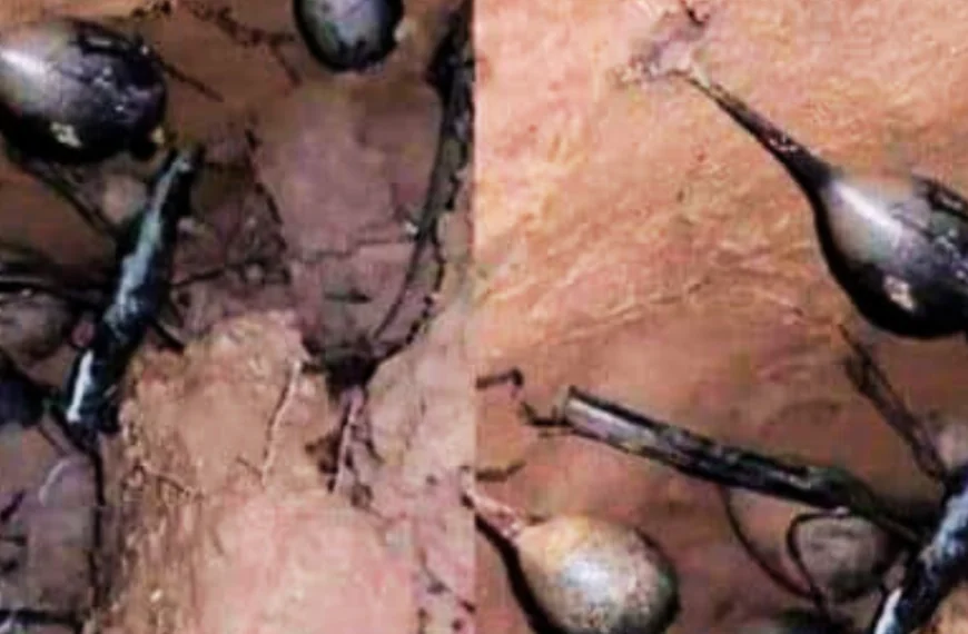 Ik was aan het graven in het bos toen ik een nest tegenkwam. Mijn vrienden zeiden dat ik onmiddellijk weg moest rennen