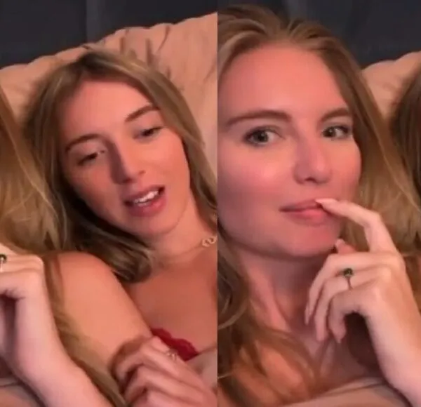 Twee dames hebben een avontuurtje gehad met een stokoude vent die nu ligt te snurken!